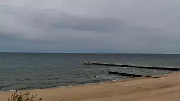 Widok na plażę w Niechorzu - NOWOŚĆ