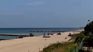Widok na plażę w Niechorzu - NOWOŚĆ
