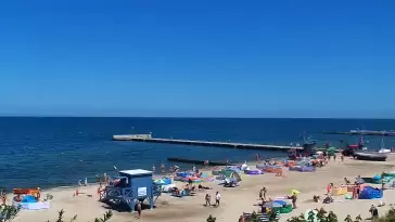 Widok na plażę w Niechorzu - NOWOŚĆ
