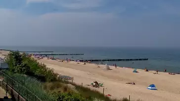 Widok na plażę w Niechorzu - NOWOŚĆ