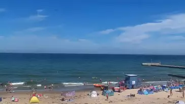 Widok na plażę w Niechorzu - NOWOŚĆ