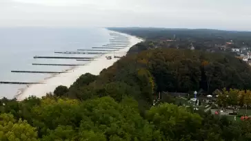 Widok z Kamery na plażę w Niechorzu