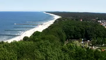 Widok z Kamery na plażę w Niechorzu