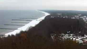 Widok z Kamery na plażę w Niechorzu