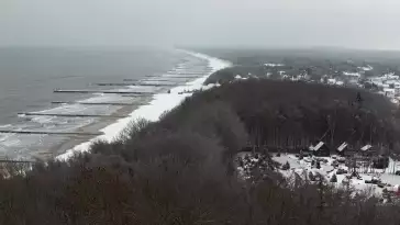 Widok z Kamery na plażę w Niechorzu