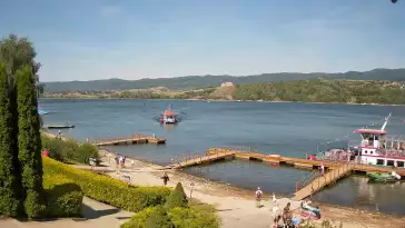 Widok z Kamery na Jezioro Czorsztyńskie na żywo
