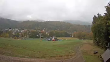 Widok z Kamery na stok w Nowej Osadzie.