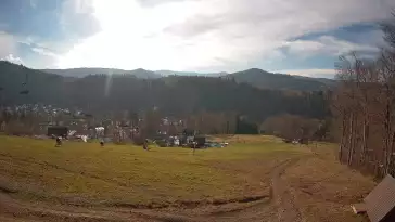 Widok z Kamery na stok w Nowej Osadzie.