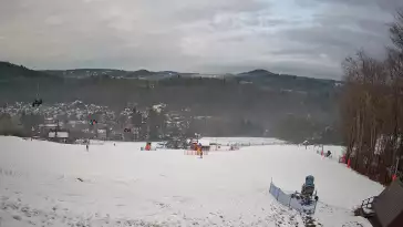 Widok z Kamery na stok w Nowej Osadzie.