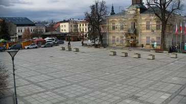Ujęcie z kamery na Nowy Targ.