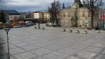 Ujęcie z kamery na Nowy Targ.