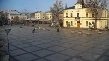 Ujęcie z kamery na Nowy Targ.