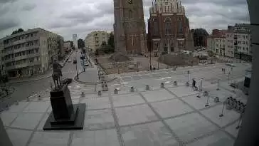 Widok na rynek w Nysie