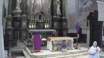 Ołtarz z parafii Matki Bożej Bolesnej w Jarosławiu