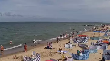 Pobierowo kamera na miasto i plażę