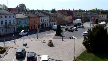 Obrotowa kamera HD w centrum Rakoniewic.