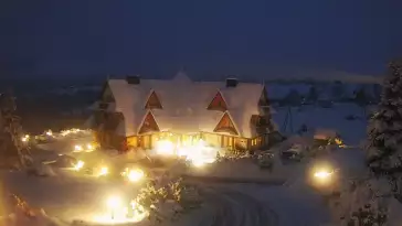 Widok na Hotel Redyk w Ząbie koło Zakopanego
