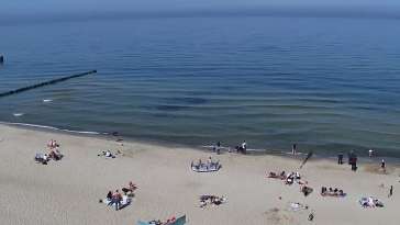 Widok z Kamery na plażę w Rewalu