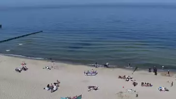 Widok z Kamery na plażę w Rewalu