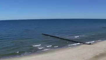 Widok z Kamery na plażę w Rewalu