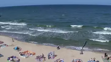 Widok z Kamery na plażę w Rewalu