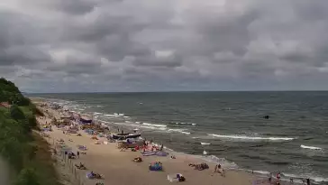 Widok z Kamery na plażę w Rewalu
