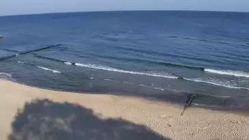 Widok z Kamery na plażę w Rewalu