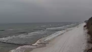 Widok z Kamery na plażę w Rewalu