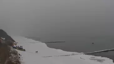 Widok z Kamery na plażę w Rewalu