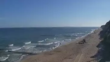 Widok z Kamery na plażę w Rewalu