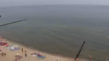 Widok z Kamery na plażę w Rewalu