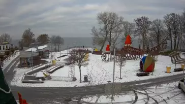 Widok z Kamery na deptak w REWALU na żywo