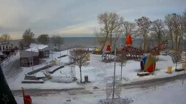 Widok z Kamery na deptak w REWALU na żywo