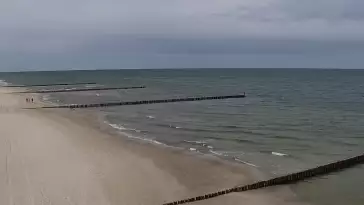 Widok na plaże w ROGOWIE