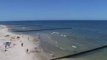 Widok na plaże w ROGOWIE