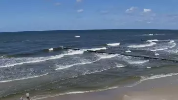 Widok na plaże w ROGOWIE