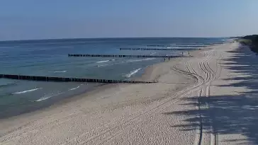 Widok na plaże w ROGOWIE