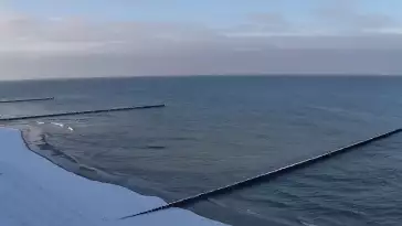 Widok na plaże w ROGOWIE