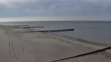 Widok na plaże w ROGOWIE