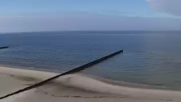 Widok na plaże w ROGOWIE
