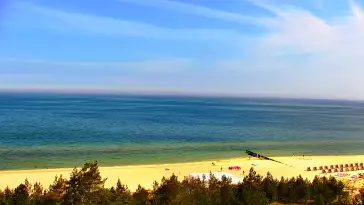 Widok na plażę w ROGOWIE