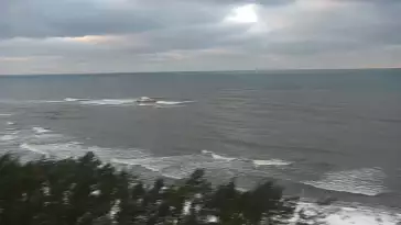 Kamera z widokiem na plażę w Rowach woj. pomorskie.