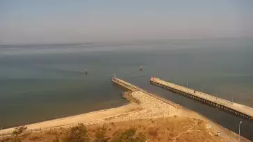 Kamera z widokiem na plażę w Rowach woj. pomorskie.