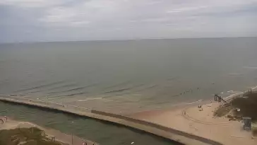 Kamera z widokiem na plażę w Rowach woj. pomorskie.