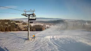 Bukowina Tatrzańska - widok na stok RUSIŃSKI