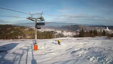 Bukowina Tatrzańska - widok na stok RUSIŃSKI