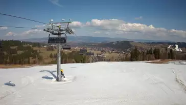 Bukowina Tatrzańska - widok na stok RUSIŃSKI