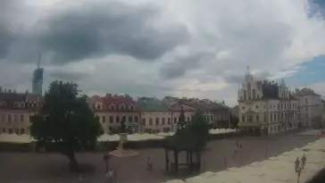 Widok z Kamery na Stary Rynek w Rzeszowie na żywo