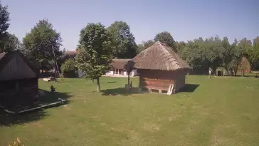 Widok z kamery na SKANSEN w Sierpcu.