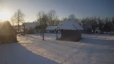 Widok z kamery na SKANSEN w Sierpcu.